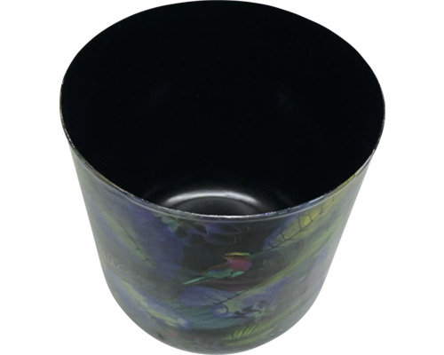 Kvetináč s motívom vtáka