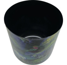 Kvetináč s motívom vtáka