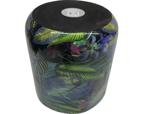 Kvetináč s rastlinným vzorom