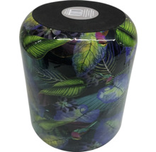 Kvetináč so vzorom listov