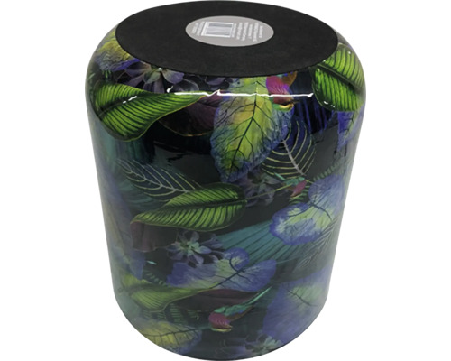 Kvetináč so vzorom listov