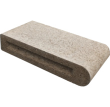 Betónový obrubník s drážkou