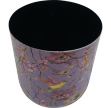 Odpadkový kôš s motívom vtákov a kvetín