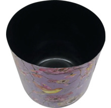 Kvetináč s motívom vtáka