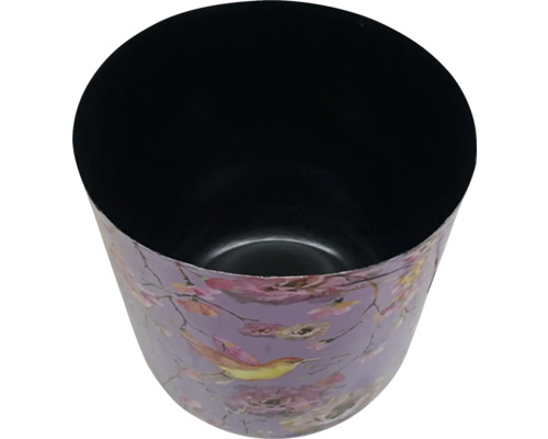 Kvetináč s motívom vtáka