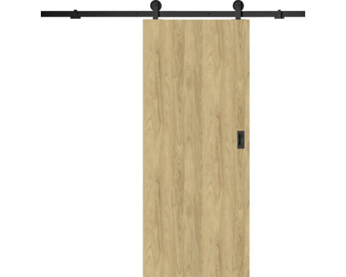 Drevené posuvné dvere s kovaním