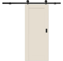 Posuvné dvere s čiernou posuvnou lištou