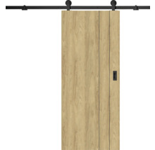 Drevené posuvné dvere s posuvným kovaním