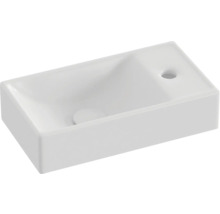 Obdĺžnikové umývadlo na dosku zo sanitárnej keramiky