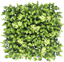 Umelá rohož zo zelených rastlín s listami