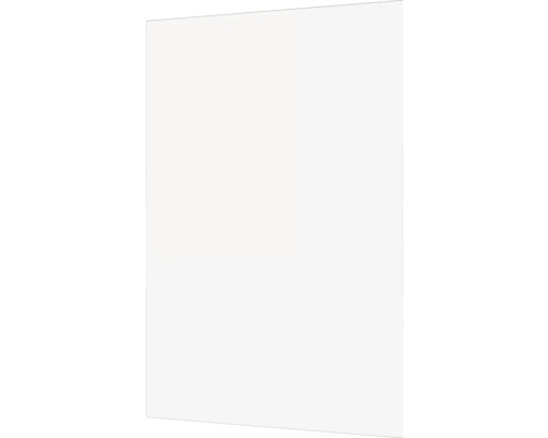 Biela, obdĺžniková doska z akrylového skla