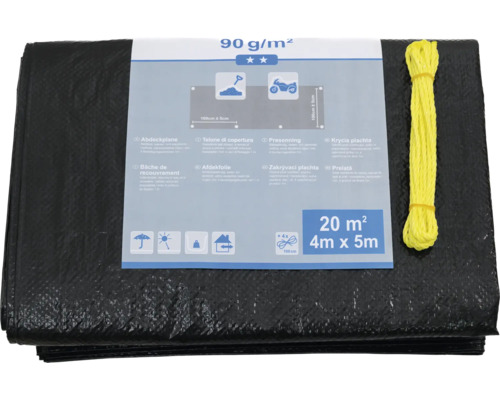 Krycia plachta 4 m x 5 m s lanom