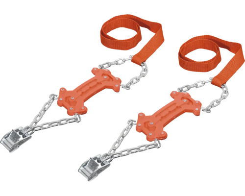 Mačky na topánky s reťazou a popruhom v sade