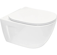 Závesné hlboké splachovacie WC s vekom