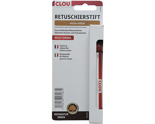 Clou retušovacia ceruzka dub stredný na opravu škrabancov v interiéri