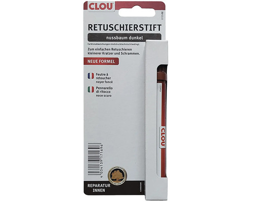 Clou retušovacia ceruzka orech tmavý na opravu drobných škrabancov pre vnútorné použitie