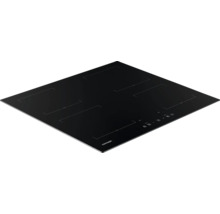 Čierna indukčná varná doska Concept so štyrmi varnými zónami a ovládacím panelom