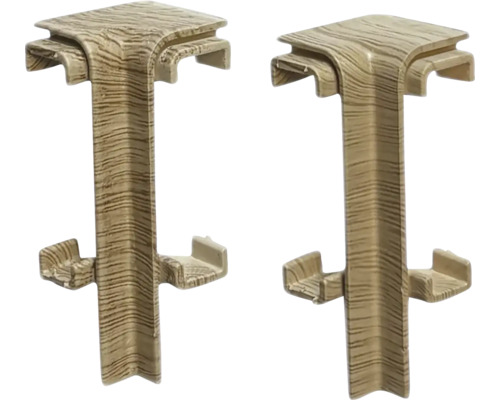 Dva rohové spojky pre soklové lišty