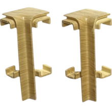 Dva rohové profily s dekorom dreva