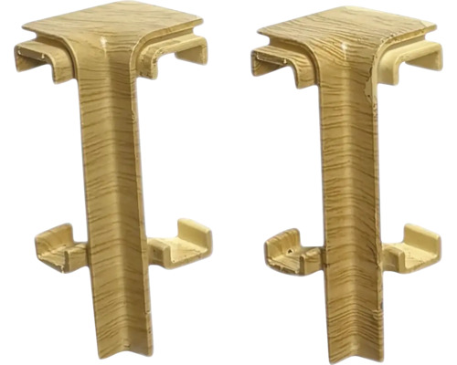 Dva rohové profily s dekorom dreva