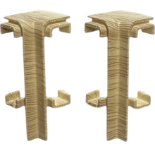 Dva rohové spojky pre soklové lišty