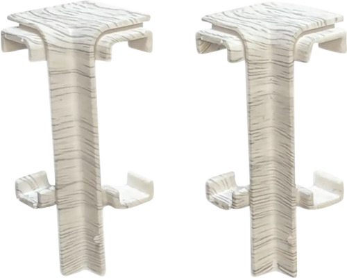 Dva rohové konektory pre pracovné dosky