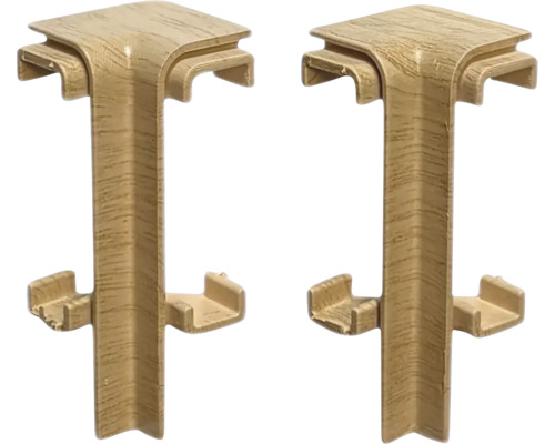 Dva rohové spojky pre soklové lišty