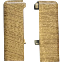 Ukončovacie profily s dreveným dekorom pre soklové lišty