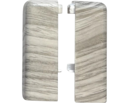 Spojka podlahovej lišty s dreveným dekorom