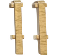 Dva drevené držiaky záclonovej tyče