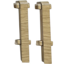 Dva nábytkové konektory z plastu