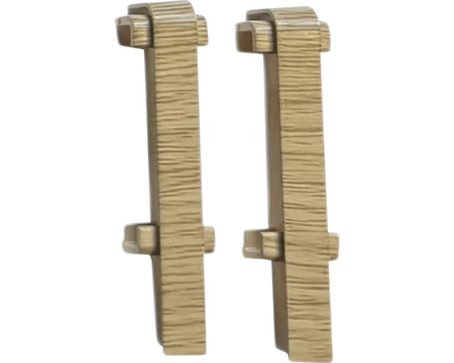 Dva nábytkové konektory z plastu