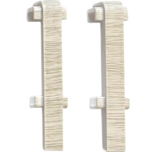 Dve drevené madlá na schody