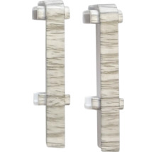 Dve upevnenia radiátorov s dreveným dekorom