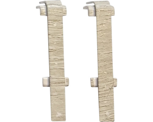 Dva svetlé drevené vešiaky na šaty