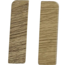 Dva dekoračné prvky s dreveným dekorom pre interiérové úpravy