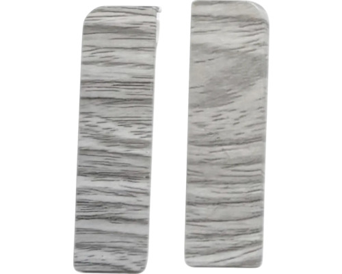 Dve zakončovacie lišty s dreveným dekorom