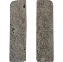 Dve sivé žulové dlaždice