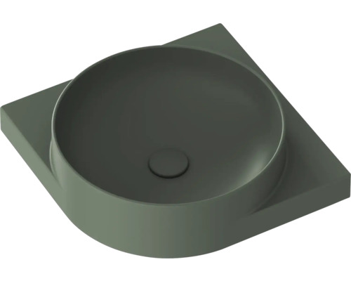 Umývadlo na dosku so štvorcovou základňou