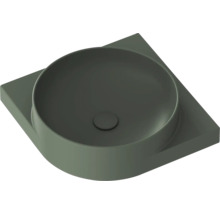 Umývadlo na dosku s okrúhlym tvarom na štvorcovej ploche