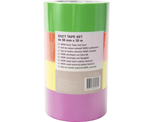 Sada lepiacich pások WDK, štyri role po 50 mm x 30 m