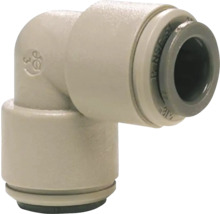 Plastová rohová zásuvná tvarovka