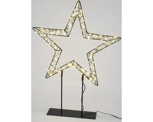 Dekoratívna hviezda s osvetlením do interiéru