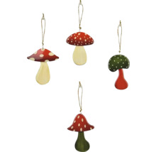 Dekoratívne hríbové prívesky so šnúrkami na zavesenie