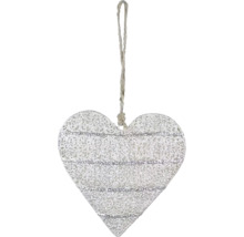 Ozdobný prívesok v tvare srdca so šnúrkou na zavesenie