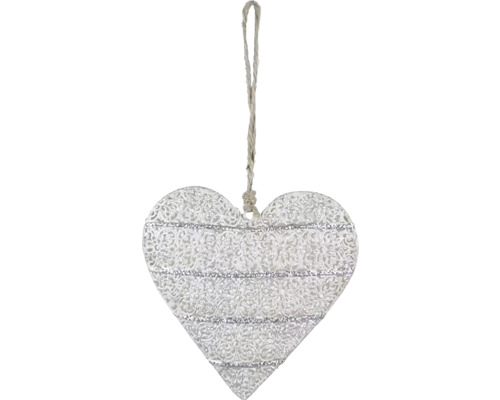 Ozdobný prívesok v tvare srdca so šnúrkou na zavesenie