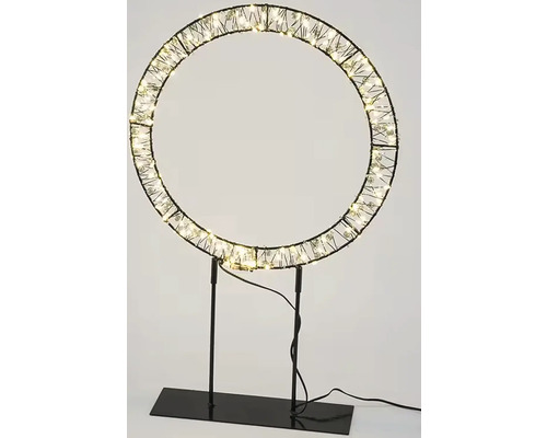 Dekoratívny svetelný oblúk so stojanom a teplými bielymi svetlami na dekoráciu interiéru