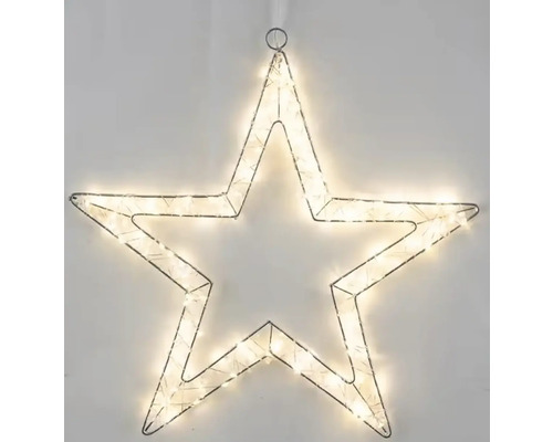 Osvetlená hviezda na dekoráciu
