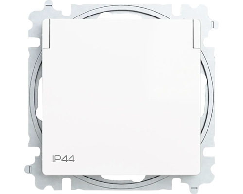 Zásuvka ABB 6619T-A06995 500 Zoni IP44 biela s klapkou Spínacia vložka IP44