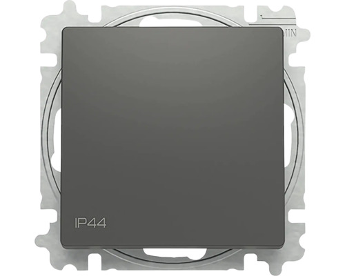 Vypínač ABB 3559T-A06940 237 Zoni r.6 IP44 čierny matný Spínacia vložka so stupňom krytia IP44